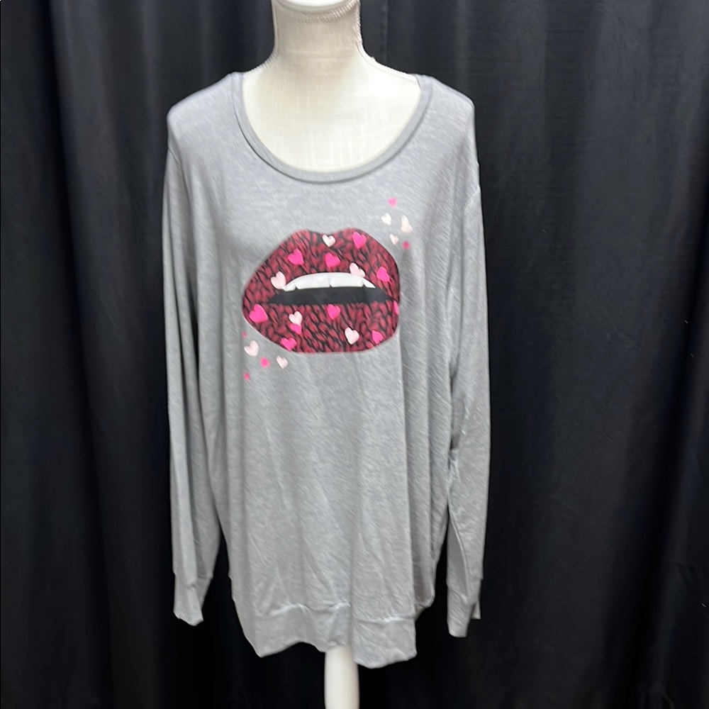 Torrid Gray Sleep Top